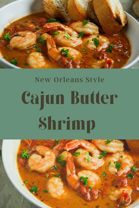 Mardi Gras plans got canceled? Let this super easy, one-pan New Orleans inspired Cajun Butter Shrimp recipe help ease your pain. #Shrimp #easyrecipe #seafooddinner #easydinner #quickdinner Shrimp Bouillon Recipe, Cajun Butter Shrimp, Cajun Meals, Bouillon Recipe, Buttered Shrimp Recipe, Buttery Shrimp, Shrimp Stew, Cajun Shrimp Recipes, Girls Dinner