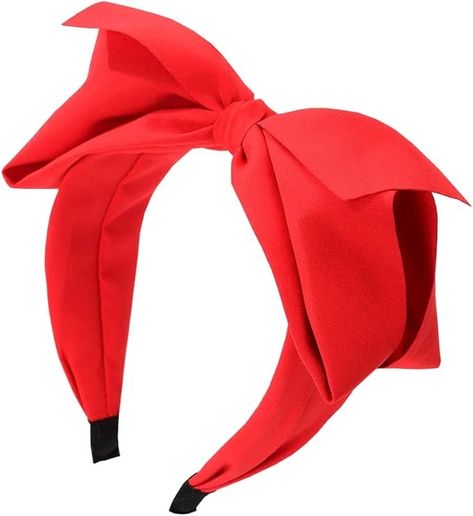 Amazon.com: UUYYEO Big Bow Headband Wide Bowknot Hairband Knotted Hair Band Cute Head Band Fashion Hair Hoop Non Slip Hair Accessory Red : Beauty & Personal Care Hair Accessories Red, Big Bow Headband, Band Fashion, Hair Hoop, Hair Hoops, Big Bow, Fashion Hair, Big Bows, Head Band