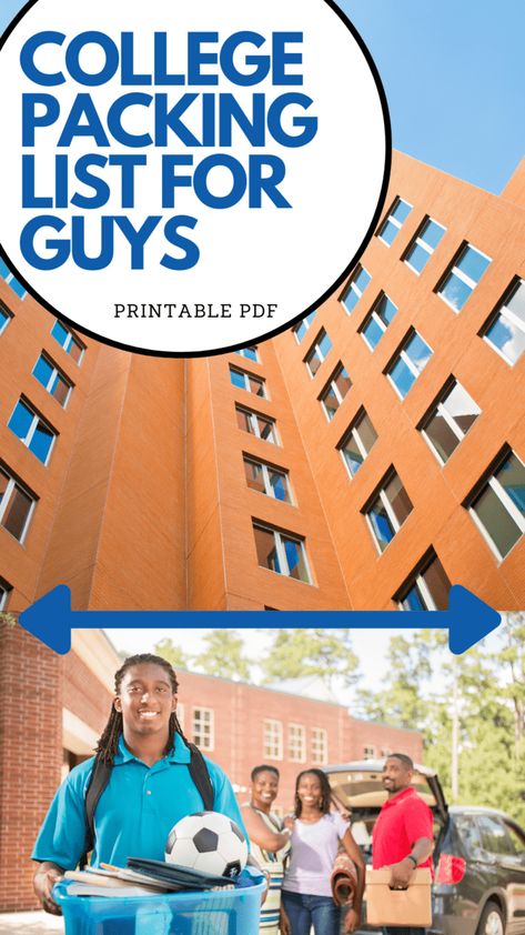 College Packing List For Boys, College Dorm Checklist For Guys, College Essentials List, College Minimalist, College Supply List, Boy College Dorms, College Dorm Necessities, College Apartment Checklist, Dorm Room List