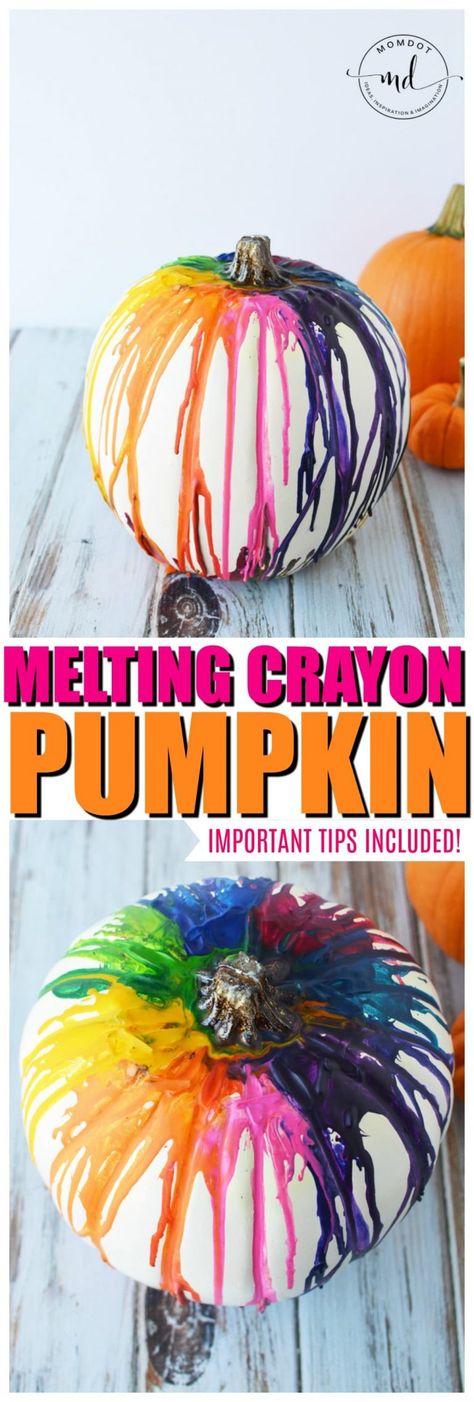 Unusual Crafts, Halloween Crayons, Pumpkin Tutorial, Spooky Halloween Crafts, Rainbow Craft, Spider Cookies, Crayon Crafts, Room Decor Crafts, Home Decor Diy Crafts