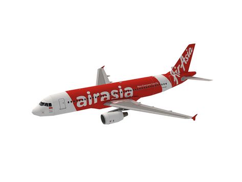 Airplane Paper, Paper Model Car, Air Asia, Passenger Aircraft, Airbus A320, 3d Modelle, Paper Model, Boeing 737, Paper Plane