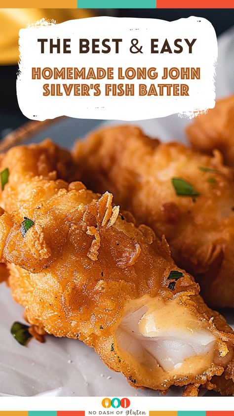 Long John Silvers Chicken Batter, Fish Batter With Club Soda, Beef Battered Fish, Buttermilk Battered Fish, Batter Dipped Fish, Easy Batter For Fish, Cornmeal Fish Batter, Best Fish Fry Recipe, Gf Battered Fish