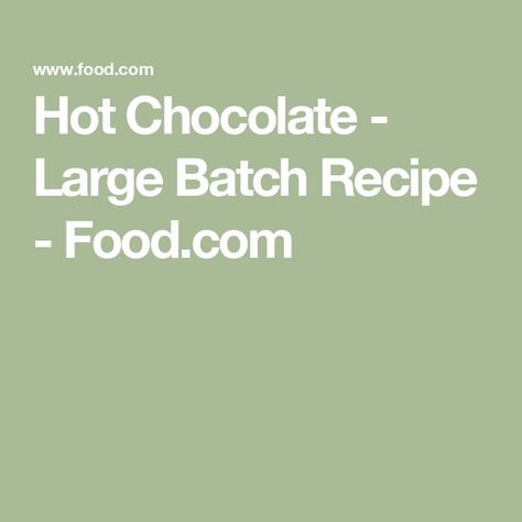 Large Batch Hot Chocolate, Hanukkah Food, Shrimp Recipes Healthy, Dinner Party Recipes, Homemade Biscuits, Cold Morning, Cocktail Drinks Recipes, Microwave Recipes, Hot Chocolate Recipes