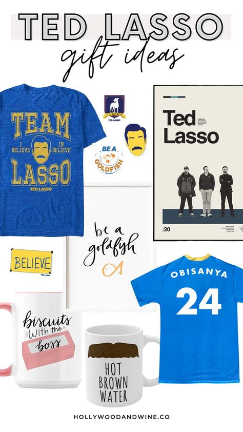 Ted Lasso Gifts, Ted Lasso Gift Ideas, Hot Brown, Ted Lasso, Season 1, My Husband, Gift Guide, Hollywood, Gift Ideas