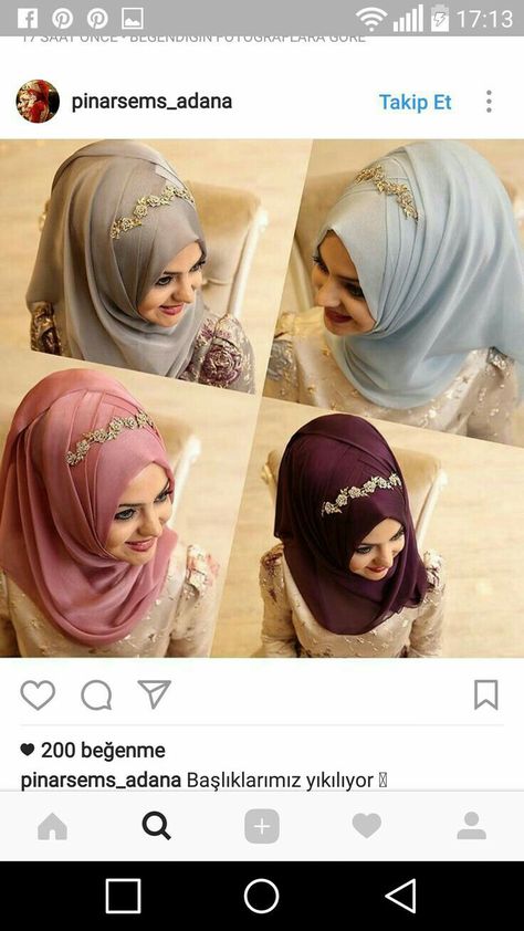 Wedding Hijab Styles, Bridal Hijab Styles, Hijabi Brides, Model Hijab, Simple Hijab Tutorial, Turban Hijab, Bridal Hijab, Stile Hijab, Hijab Designs