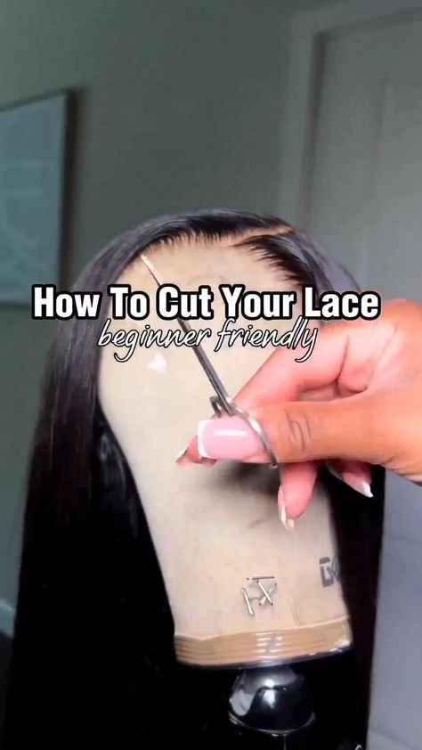 How to cut the wig lace beginner friendly🤎🤎 Stay tuned for more🙌 DM for wig link💃 or click: https://bit.ly/3OGBfc1 ------------------------------ Wig experts and hair factory owners🤍 #wigtutorial #lacecuttutorial #wiglacecut #humanhairwigs #weaves #sewins #silkpress #closuresewin #lacefrontal #lacewigs #wigs #blackgirlmagic #lacefrontwigs #lacefrontalsewin #naturalsewin #lacefrontalwigs | Wig Tutorials | Wig Tutorials · Original audio Wig Tutorials, Diy Hair Wig, Frontal Wig Hairstyles, Diy Wig, Quick Weave Hairstyles, Hair Techniques, Hair Tips Video, Frontal Hairstyles, Pink Wig