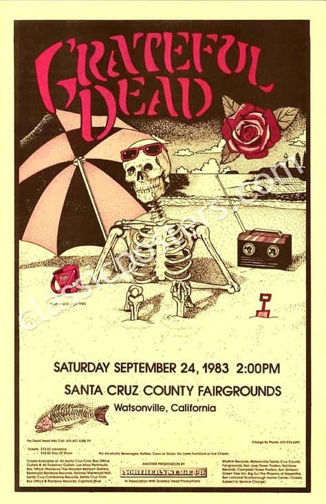 #deadhead Terrapin Station, Grateful Dead Poster, College Poster, Jerry Garcia Band, Concert Poster Design, The Grateful Dead, Gig Poster, Drum Lessons, Dead And Company