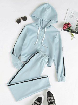 Hoodie And Pants Set, Short Hoodie, Hoodie And Pants, Style Korea, Teenage Fashion, Girly Dresses, Stylish Glasses, Trendy Fall Outfits, Teen Life