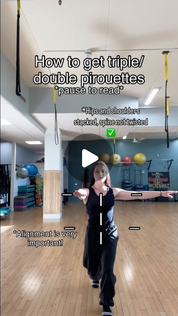 Alisha on Instagram: "How to get double/triple pirouettes, this video has been requested the most but it took a little longer to get out due to all of the editing #pirrouette #pirrouettes #turns #spins #dance #dancetutorial #dancer #jazz #ballet" How To Get Your Double Pirouette, How To Do A Triple Pirouette, Double Pirouette Tips, How To Do A Double Pirouette, How To Pirouette, Pirouette Tips, Fouette Turns, Dance Turns, Ballet Tips