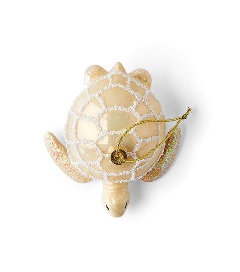 4.5" Christmas Brown Sea Turtle Glass Ornament by Place & Time | JOANN Felt Mermaid Ornament, Ocean Ornaments, Ocean Paradise, Themed Ornaments, Turtle Ornament, Brown Sea, Mermaid Ornament, Holiday Gift Baskets, Sea Urchin