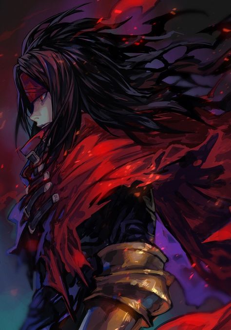 Final Fantasy Vincent, Vincent Valentine, Final Fantasy Collection, Final Fantasy Artwork, Rpg Map, Final Fantasy Art, Shaman King, Valentines Art, Fantasy Collection