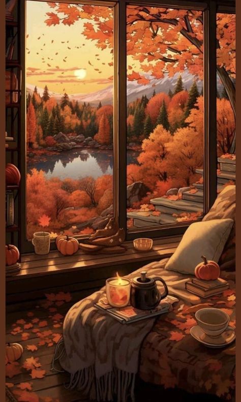 Golden Autumn, Thanksgiving Wallpaper, Cozy Home Decor, Autumn Magic, Fall Background, 다크 판타지, Autumn Scenes, Autumn Scenery, Fall Pictures