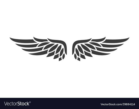 Bird Wings Tattoo, Falcon Wings, Falcon Tattoo, Falcon Bird, Wing Logo, Wings Png, Wing Tattoo, Spot Design, Eagle Wings