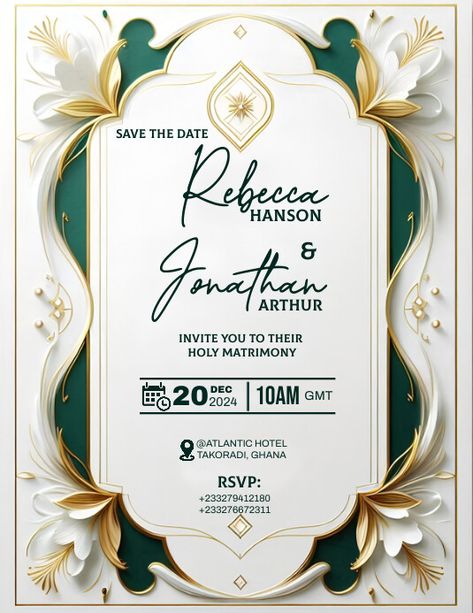 White Professional Wedding  Flyer (us Letter) Wedding Invitation Creative, Wedding Flyer Design, Creative Wedding Invitations Design, Template Undangan, Save The Date Wedding Card, Wedding Flyer, Wedding Flyers, Brochure Design Creative, Wedding Card Frames