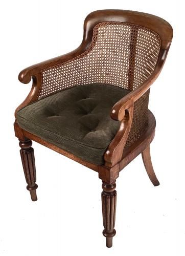 Bergere Armchair, Regency Furniture, Wood Projects, Dining Table, Cushions, Wood, Furniture, Home Decor