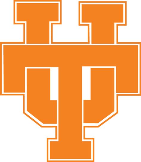 Tennessee Volunteers Alternate Logo (1967) - University Of Tennessee Logo, University Of Tennessee Tattoo, University Of Tennessee Svg, Tennessee Shirt Ideas, Tennessee Vols Svg, College Quilts, Ut Knoxville, Tennessee Logo, Cookie Printable