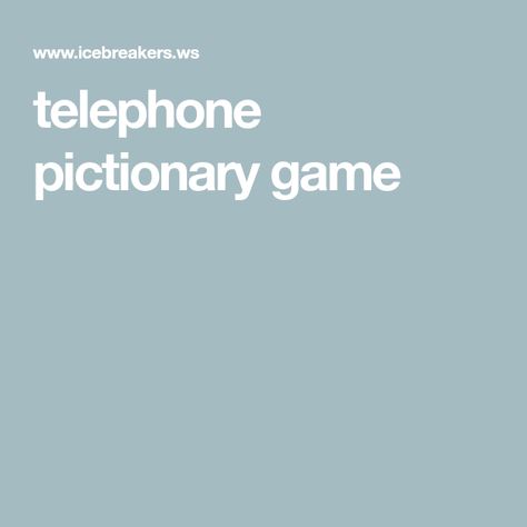 telephone pictionary game Lds Pictionary Words, Telephone Charades, Telephone Pictionary, Lds Pictionary, Halloween Pictionary Adults, Team Builders, Fun Icebreakers, Ice Breaker Games, Icebreaker Activities