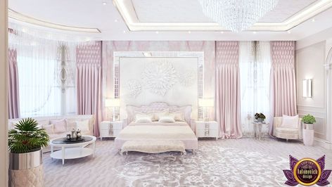 Luxurious Bedroom Interior, Luxurious Bedrooms Interior, Mansion Bedrooms, Luxurious Bedroom Design, Modern Room Design, Mansion Bedroom, Luxury Villa Design, Cozy Baby Room, Antonovich Design