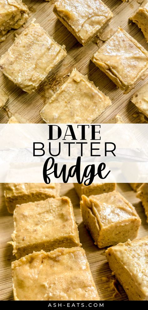 Date Butter Fudge (Animal-Based, 4 Ingredients) - Ash Eats Date Butter, Classic Fudge, Raw Dairy, Dairy Recipes, Fudge Ingredients, Nut Free Recipes, Healthy Nuts, Healthy Holiday Recipes, Lemon Blueberry Muffins