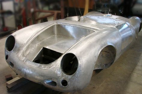 porsche 550 spyder recreation, replica Porsche 550 Spyder, 550 Spyder, Porsche 550, Volkswagen Car, Sports Cars, Steering Wheel, Volkswagen, Porsche, Hand Made