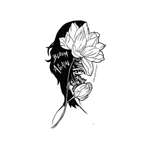 Suga Lotus Flower, Yoongi Lotus Flower, Agustd Tattoo Idea, Suga Inspired Tattoo, Amygdala Yoongi, Bts Tattoo Ideas Suga, Bts Flower Tattoo, Yoongi Inspired Tattoo, Amygdala Tattoo