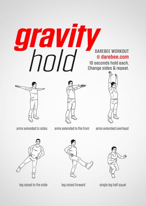 Gravity Hold Workout Balance Workouts, Lunch Break Workout, Workout Book, Optimum Health, Balance Training, Tension Relief, Fulfilled Life, Office Exercise, Hiit Training