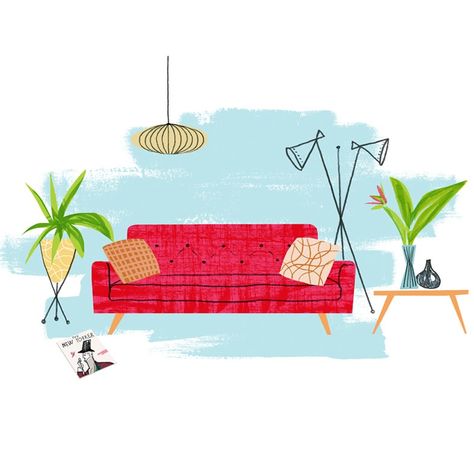 Lounge About | Neryl Walker Art Prints Neryl Walker, Imessage App, Retro Frame, Walker Art, Stella Artois, Alphabet Book, Couch Potato, Limited Edition Giclee, Beauty Illustration