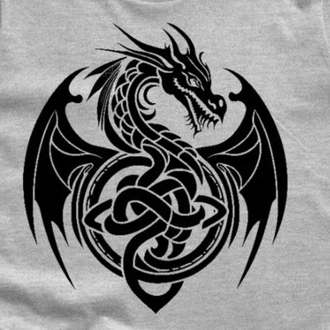 Norse Dragon, Black Dragon Tattoo, Celtic Dragon Tattoos, Graffiti Alphabet Styles, Tattoo Off, Small Dragon Tattoos, Celtic Cross Tattoos, Dragon Tattoo Art, Dragon Tattoo For Women