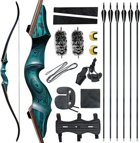 Archery Practice, Archery Gloves, Wooden Riser, Archery Gear, Bow Archery, Hunting Bow, Bow And Arrow Set, Archery Set, Recurve Bows