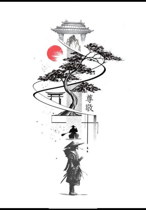 Perspective Tattoos, Simbols Tattoo, Princess Mononoke Tattoo, Hacker Art, Christian Desktop Wallpaper Aesthetic, Christian Desktop Wallpaper, Collage Tattoo, Japanese Art Samurai, Spartan Tattoo