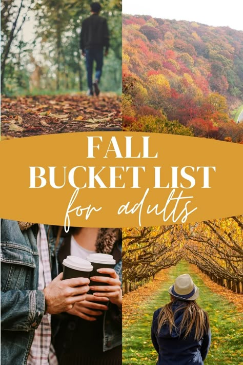 Bucket List For Adults, 30 Bucket List, Nashville Fall, Adult Activities, Crafts Thanksgiving, Herbst Bucket List, Autumn Instagram, Bucket List Ideas, Autumn Weekend