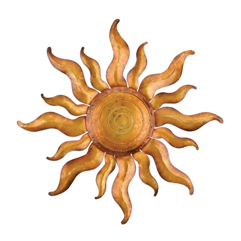 Metal Sun Wall Art, Dorm Room Wall Decor, Sun Wall Decor, Outdoor Metal Wall Art, Sun Painting, Dorm Room Walls, Sun Designs, Sun Art, Gold Sun