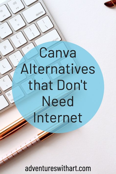 Don't stress about losing your internet connection. Here are the best alternatives to Canva that work without WiFi so that you can design from anywhere! Canva Alternatives, No Internet, Foundational Skills, Internet Connection, Canva Design, Vector Drawing, Beautiful Posters, Graphic Design Tutorials, Design Program