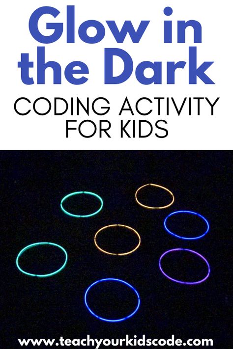 This fun glow in the dark coding activity will teach your kids about cause and effect! It's easy to set up and only needs glow stick necklaces too. Have a fun time while teaching your kids to code. Glow In The Dark Stem Activities, Steam Night, Lent Ideas, Unplugged Coding Activities, Cause And Effect Activities, Light Experiments, Glow Games, Easy Stem, Glow Stick