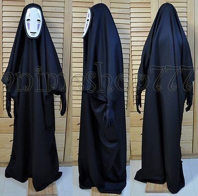 No Face Costume, Studio Ghibli Party, Chihiro Cosplay, Pretty Halloween, Anime Halloween, Cosplay Diy, No Face, Cute Costumes, Couples Costumes