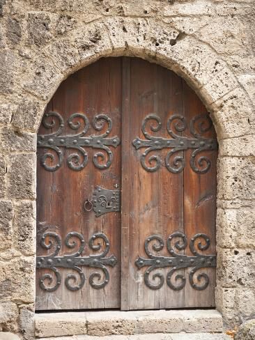 size: 24x18in Photographic Print: Burghausen Castle Burghausen, Germany by Michael DeFreitas : Medieval Door, Castle Doors, Medieval Gothic, Gorgeous Doors, Castle Tower, Cool Doors, Hobbit House, Rustic Doors, Old Doors