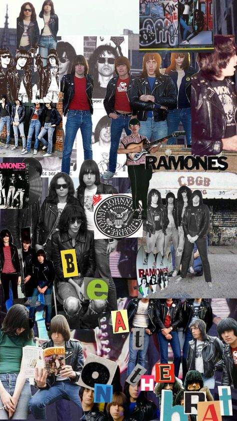 Ramones The Ramones Aesthetic, Ramones Aesthetic, Ramones, Create Collage, Creative Play, Album Covers, Band