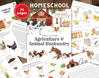 How Bees Make Honey, Farm Unit Study, Animal Matching Game, Seasons Poster, Morning Basket, From Farm To Table, Farm Unit, Print Handwriting, Farm School