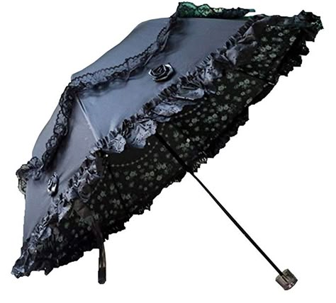 Make a Victorian Carriage Parasol Vampire Umbrella, Goth Parasol, Gothic Parasol, Genshin Sona, Goth Umbrella, Dress With Umbrella, Kawaii Umbrella, Goth Oc, Victorian Umbrella