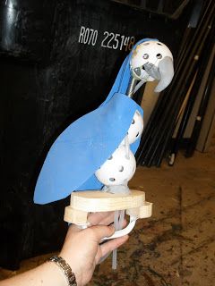 Theatre Projects: Parrot Puppet Parrot Puppet, Theater Puppets, Parrot Ideas, Twisted Fairytales, Puppet Inspiration, Puppet Building, Bird Puppet, Types Of Puppets, Lion King Jr