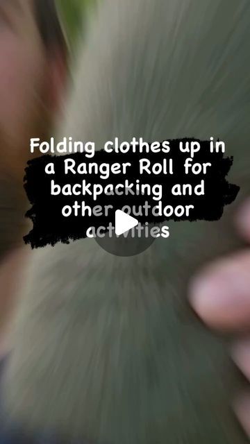 Camping || Hiking || Outdoor Survival on Instagram: "Folding clothes up in a Ranger Roll for backpacking and other outdoor activities 

Drop a 💚 if you enjoyed the video

Follow us @camfleeoutdoors for regular camping and koutdoor content!

🎥 Credits - @woodsboundoutdoors

.

.

.

.

#nationalpark #mountains #hikingday #mountainlake #topofthemountain #hikemoreworryless #hack #hikingtrip #viralvideos #viral #outdoors #adventure #survival #hacks #flashlight" Ranger Roll, Survival Hacks, Folding Clothes, Mountain Lake, Outdoor Survival, Mountain Top, Camping Hiking, Hiking Trip, Camping & Hiking