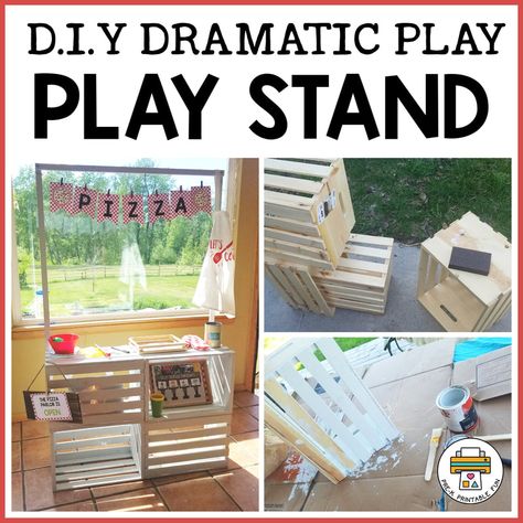 Dramatic Play Stand, Diy Dramatic Play, Play Market Stand, Dramatic Play Diy, Classroom Valentines Party, Dramatic Play Themes, Purposeful Play, Play Market, Diy Preschool