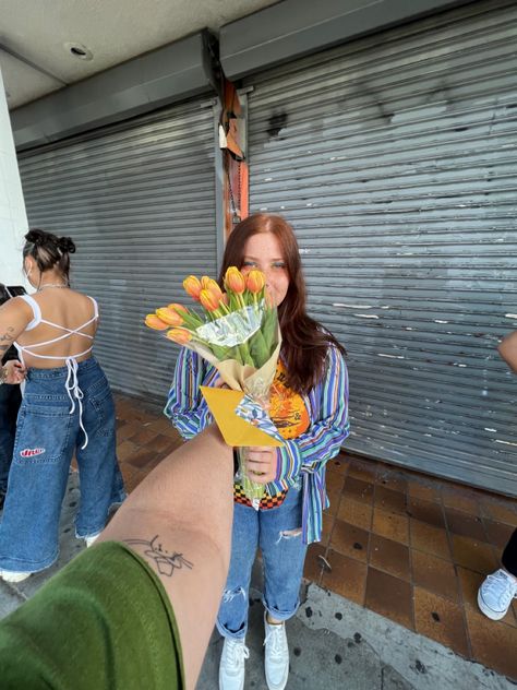 Flowers were for the Annie DiRusso concert Billie Eilish Reading Festival 2023, Billie Eilish Reading Festival, Concert, Flowers