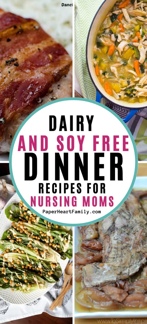 Dairy Free Soy Free Meal Prep, Dairy Soy Gluten Free Recipes, Dairy Free Meat Recipes, Dairy Free Meal Ideas For Dinner, Non Dairy Non Soy Recipes, Dairy And Soy Free, Milk And Soy Free Diet, Quick And Easy Dairy Free Dinner Recipes For Family, Soy And Dairy Free