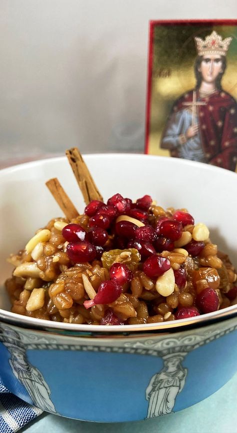 Varvara - Wheat Berry Breakfast & Dessert | The Greekish Life Wheat Berries Breakfast, Biblical Eating, Wheat Berry Recipes, Food Quizzes, Wheat Berry, Greek Travel, Healthy Lunch Snacks, Berry Breakfast, Wheat Berries