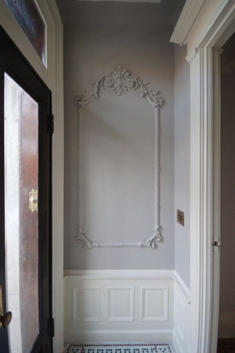 Explore MrsLimestone's photos on Flickr. MrsLimestone has uploaded 15158 photos to Flickr. Picture Frame Molding, Decorative Mouldings, Empty Room, Wall Molding, Tile Flooring, Wainscoting, Wall Color, Wall Paint, Moldings And Trim