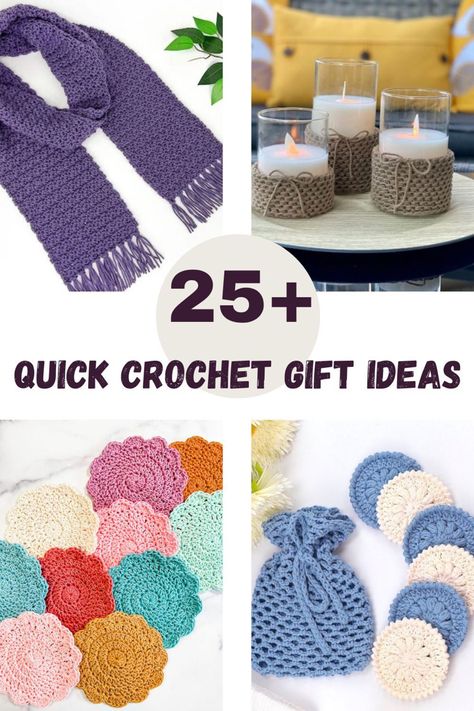 List of patterns for crochet gift ideas Crochet Gifts Free Pattern, Crochet Projects To Sell, Crochet Craft Fair, Quick Crochet Gifts, Crochet Gift Ideas, Leather Tooling Patterns, Crochet Heart Pattern, Tooling Patterns, Quick Crochet Patterns