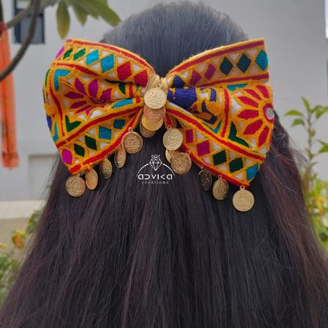 🎀✨ Add the Perfect Touch to Your Navratri Look! ✨🎀 9911909838 Complete your festive outfit with our stunning collection of hair bows, designed to match the vibrant spirit of Navratri! Whether you’re twirling in your lehenga or dancing in your traditional attire, these hair bows are the ultimate accessories to level up your festive look. 🌸 **Types of Hair Bows:** - **Fabric Bows**: Traditional with a modern twist, perfect for ethnic wear. - **Beaded Bows**: Add a dash of sparkle and elegance... Navratri Look, Navratri Jewellery, Types Of Hair, Festive Look, Fabric Bows, Traditional Attire, Festival Outfits, Ethnic Wear, Level Up