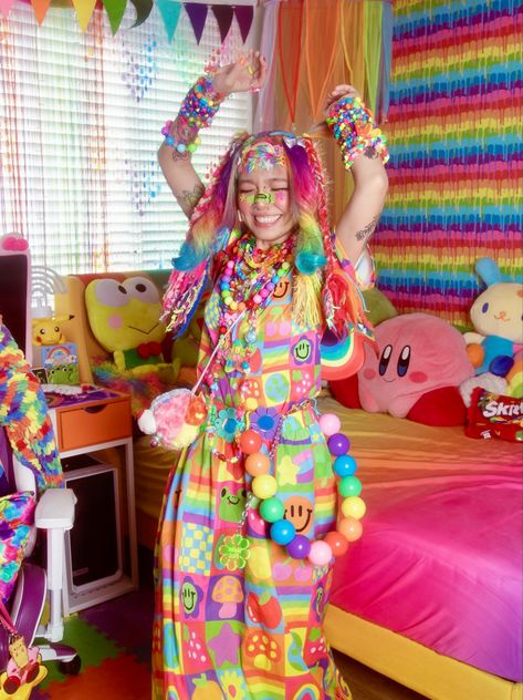 Decora Style Clothes, Cybr Grl Outfit, Decora Aesthetic Outfits, Decora Outfits Aesthetic, Decora Fashion Aesthetic, Decora Clothes, Decora Kei Aesthetic, Decora Kei Outfits, Decora Fashion Outfits