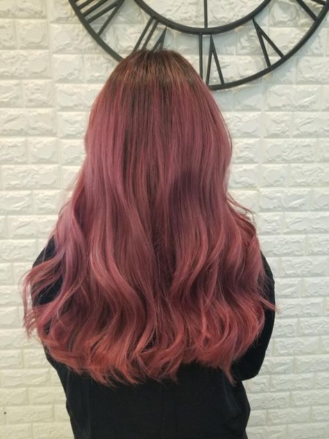 Reddish Pink Hair, Pinkish Hair, Pink Red Hair, Pink Hair Color, Hair Idea, Hair Color Pink, Hair Colors, Pink Hair, Pink Red